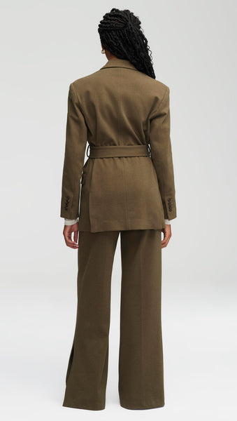 NOR347 Belted Blazer in Cozy Jersey - Image 4