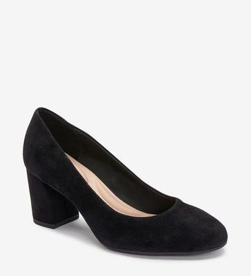 NOR367 Black  Motionflex Block Court Shoes