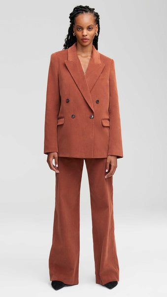 NOR352 Peak Lapel Blazer in Corduroy - Image 2