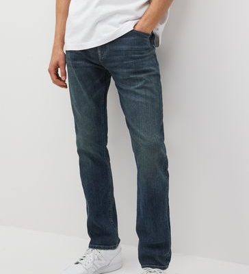NOR331 Vintage Blue Tint Slim Premium Heavyweight Cotton Jeans