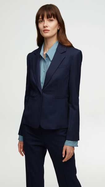 NOR343 Schoolboy Blazer in Seasonless Wool