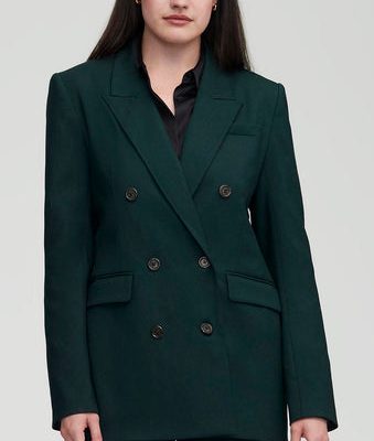 NOR350 Double-Breasted Blazer in Seasonless Wool