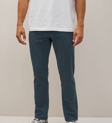 NOR329 Steel Blue Slim Comfort Stretch Jeans