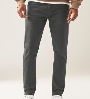 NOR332 Charcoal Slim Classic Stretch Jeans