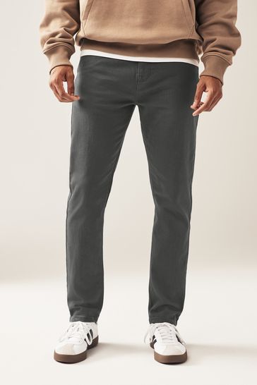 NOR332 Charcoal Slim Classic Stretch Jeans