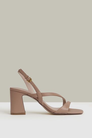 NOR368 Leather Heeled Sandals