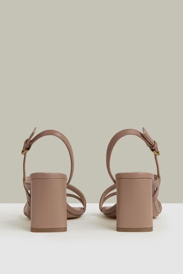 NOR368 Leather Heeled Sandals - Image 4